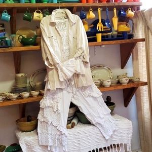 "New"edward...woman 100% linen Tunic/Blazer